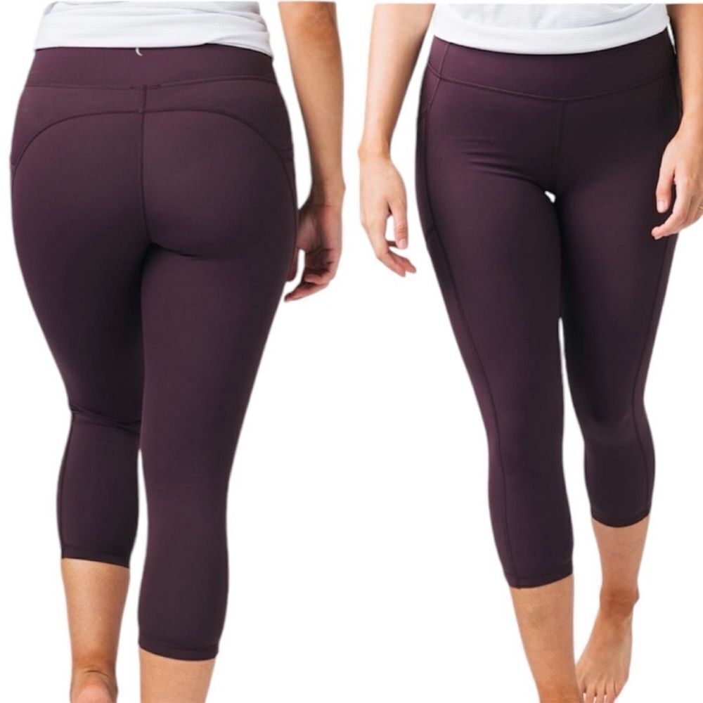 ZYIA BRILLIANT HI RISE CROP LEGGINGS SIZE 8-10